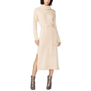 Paige Turtleneck Raundi Dress in Camel